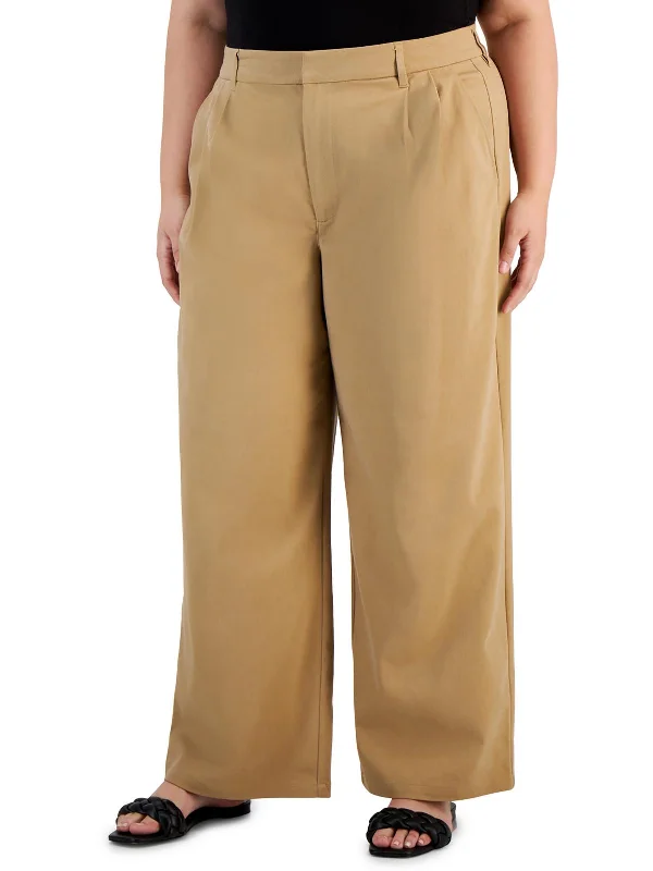 Plus Womens High Rise Work Wear Dress Pants Sale On Sale