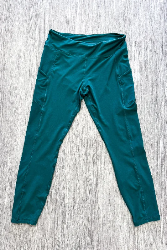 Body Voyage Yoga Leggings - Everglades Green Chic Clothing For Women