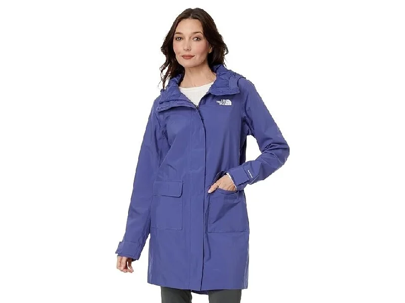 The North Face City Breeze Rain Parka II NF0A52YLI0D Women Blue Jacket XS DTF820 Women's Elegant Formal Outfit