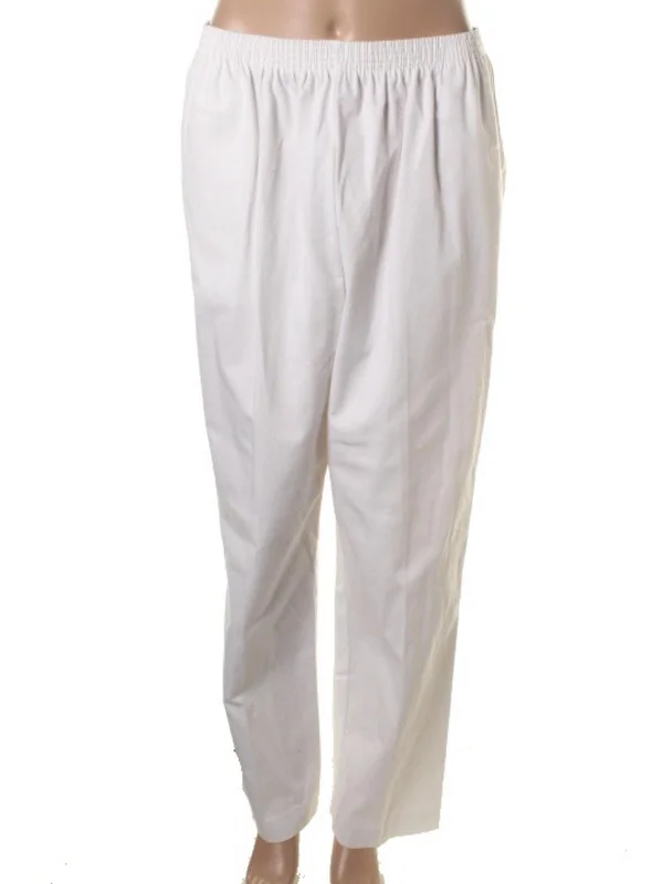 Womens Twill Office Straight Leg Pants Stylish Women's Garments For Holidays