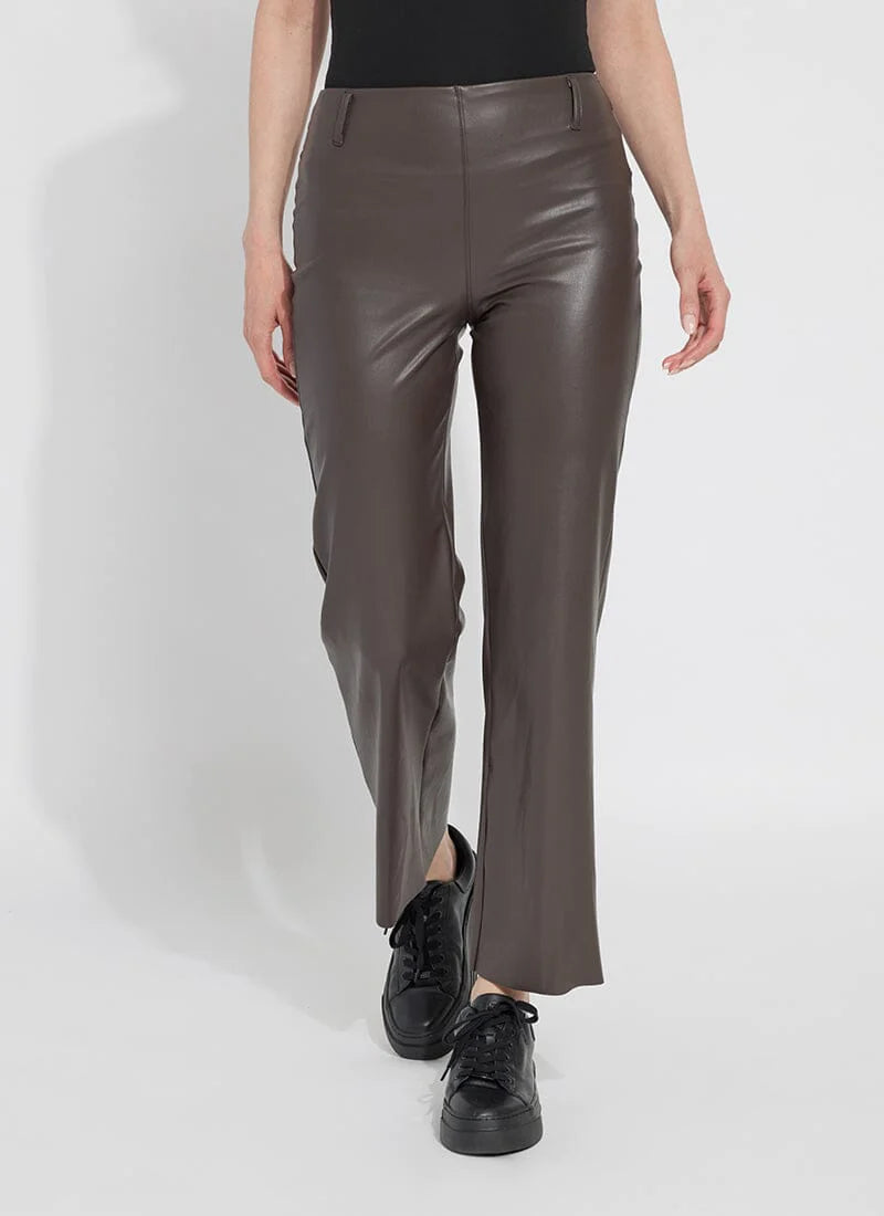 Amara Straight Pant - Rich Cocoa Weekend Sale