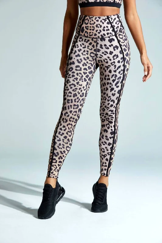 Frame Legging In Leopard Comfortable Women's Clothing