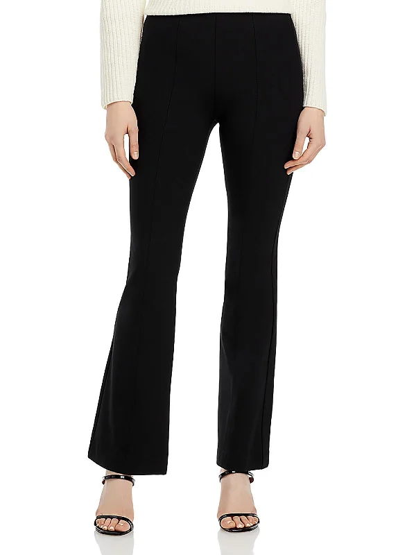 Simone Womens Mid-Rise Office Flared Pants Women's Chic Outfit