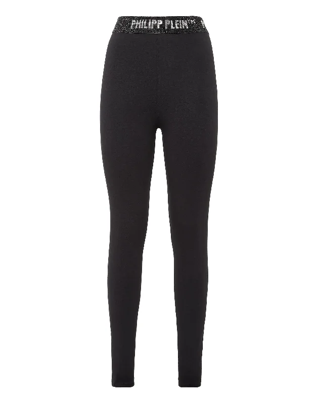 High Waist Leggings  with Crystals Affordable Fashion for Women