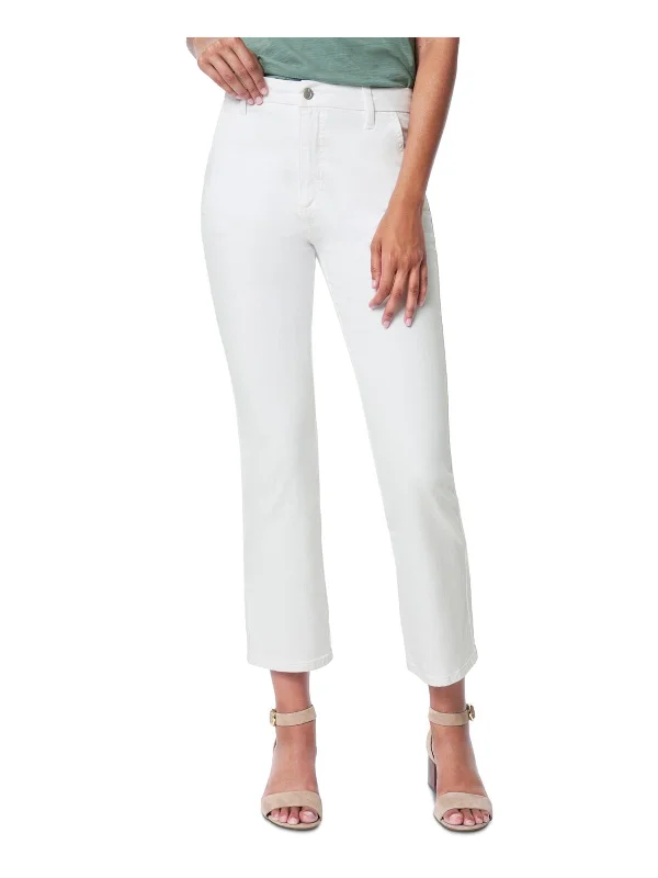 Womens Denim High Rise Cropped Jeans Women's Outfit