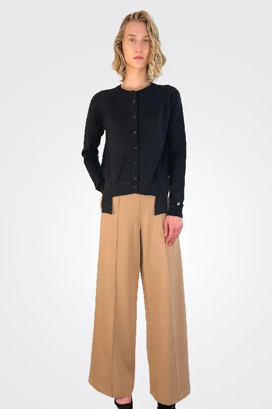 Seam Trousers - Camel Women's Comfortable Clothes For Weekends