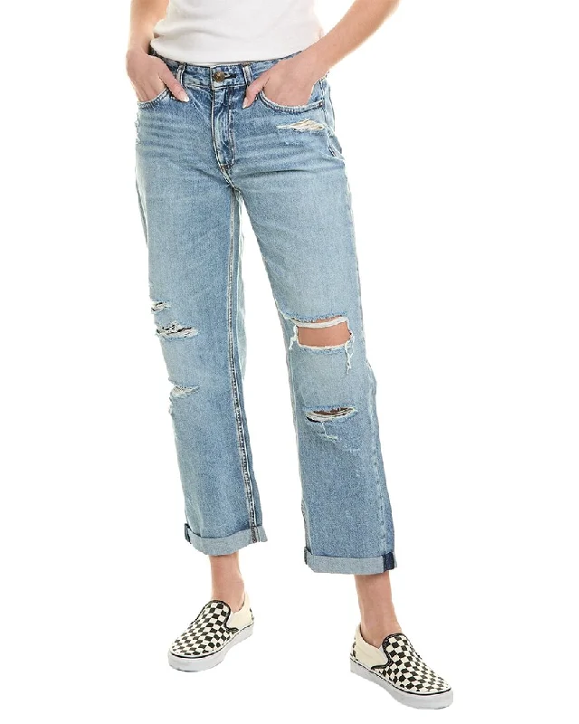 rag & bone Dre Low-Rise Indigo Baggy Boyfriend Jean Women Wear Brands