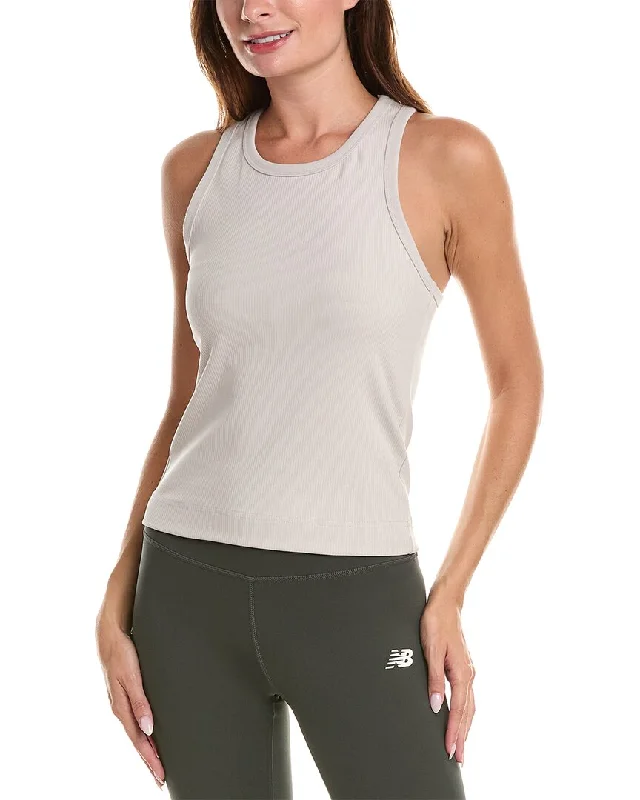 New Balance Rib Knit Tank Online Boutique Stores